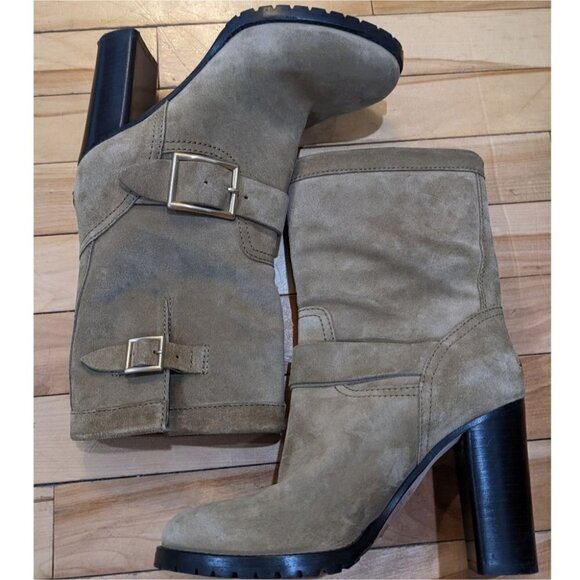 JIMMY Choo | Dart Suede Biker Buckle Bootie - Picture 5 of 8